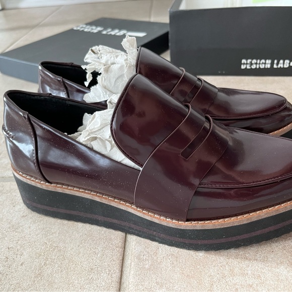 Brand New woman 7.5size shoes. Wine color. - Picture 3 of 4